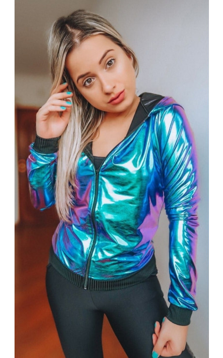 Jaqueta Holografica Touca