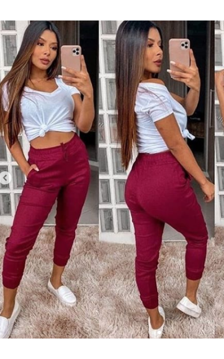 Calça jogger hot sale bengaline