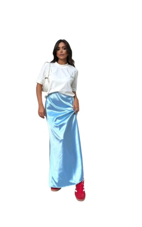 saia cetim longa