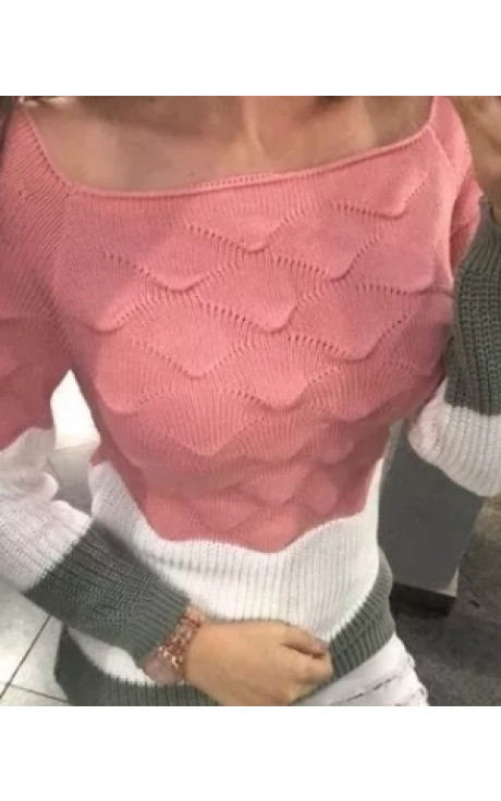 blusa tricot escama