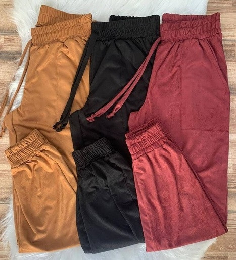 Calça jogger shop camurça
